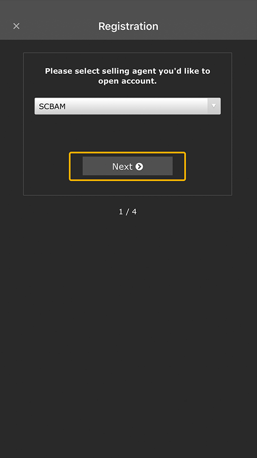 Step 2 Scbam fund click เลือก Agent